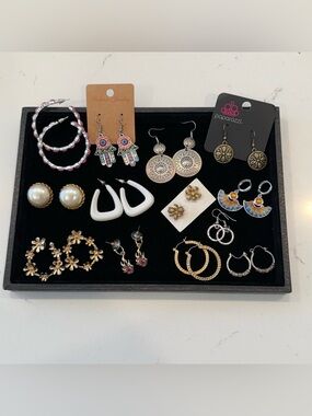 Lot of multiple earrings | silver & Gold tone